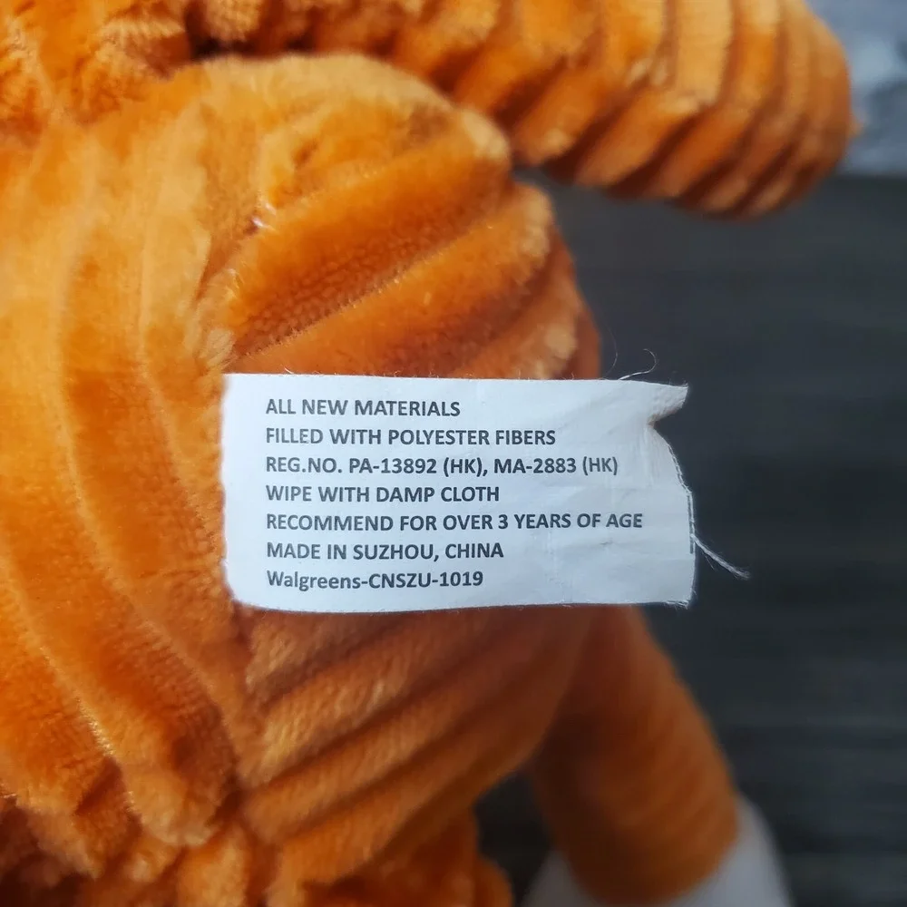 Walgreens Happy Go Fluffy Orange Fox Plush 17